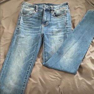 High Waisted American Eagle Jeggings